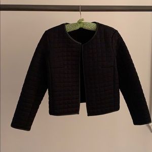 Black Quilted Club Monaco Jacket